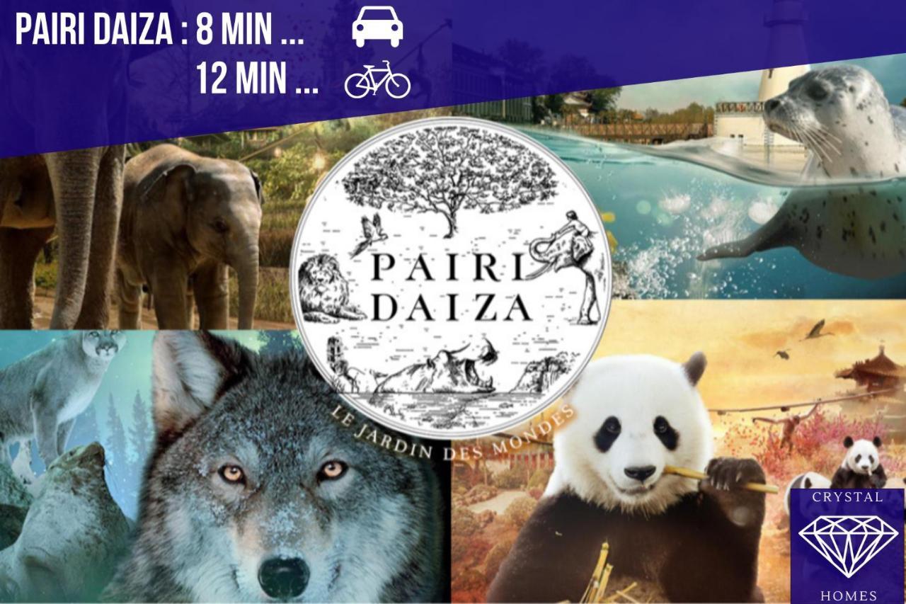 Gite Rubis - Jacuzzi - Pairi Daiza - 6 Pers 布吕热莱特 外观 照片